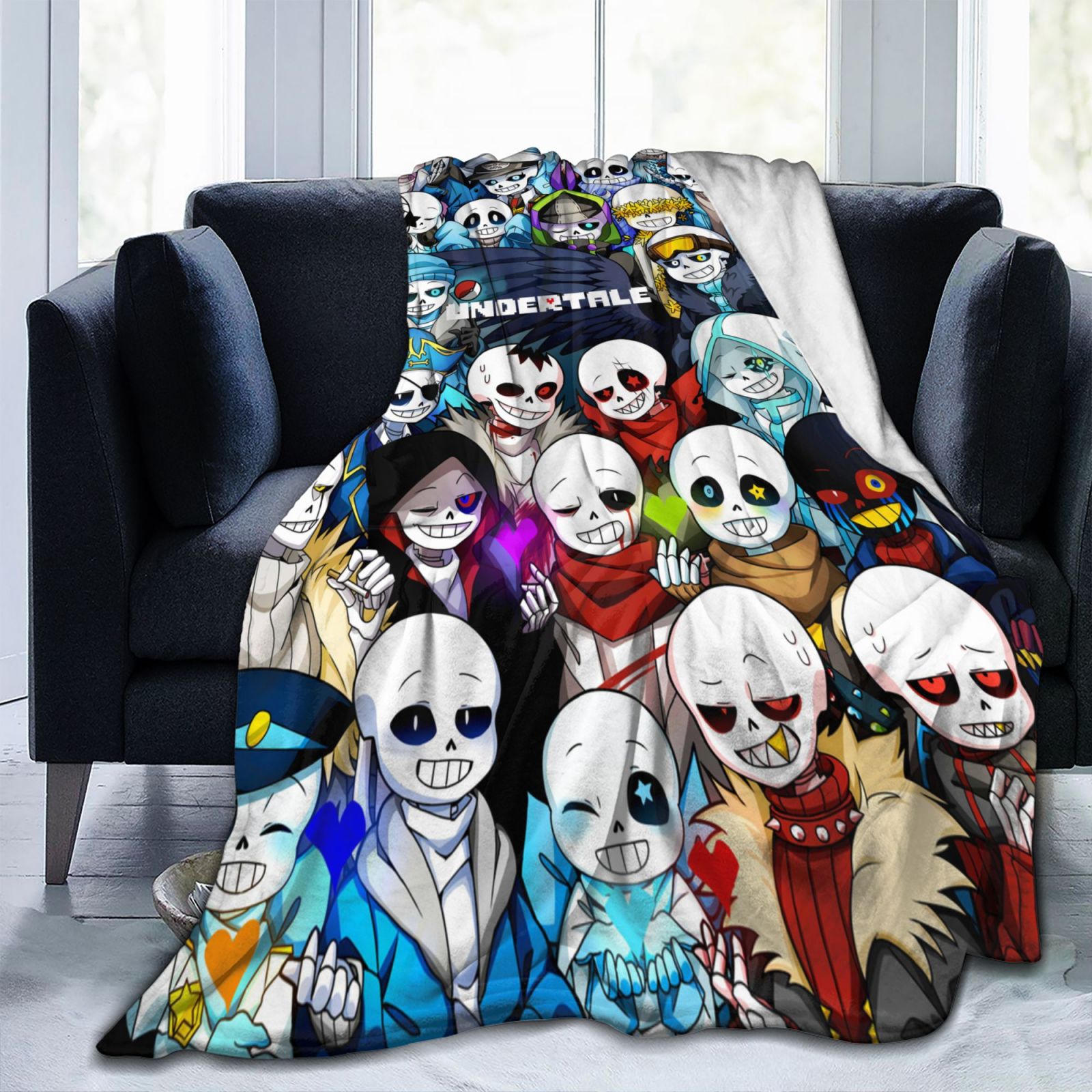 Undertale Blanket Throw Bedding Room Decor Flannel Blankets for Bed