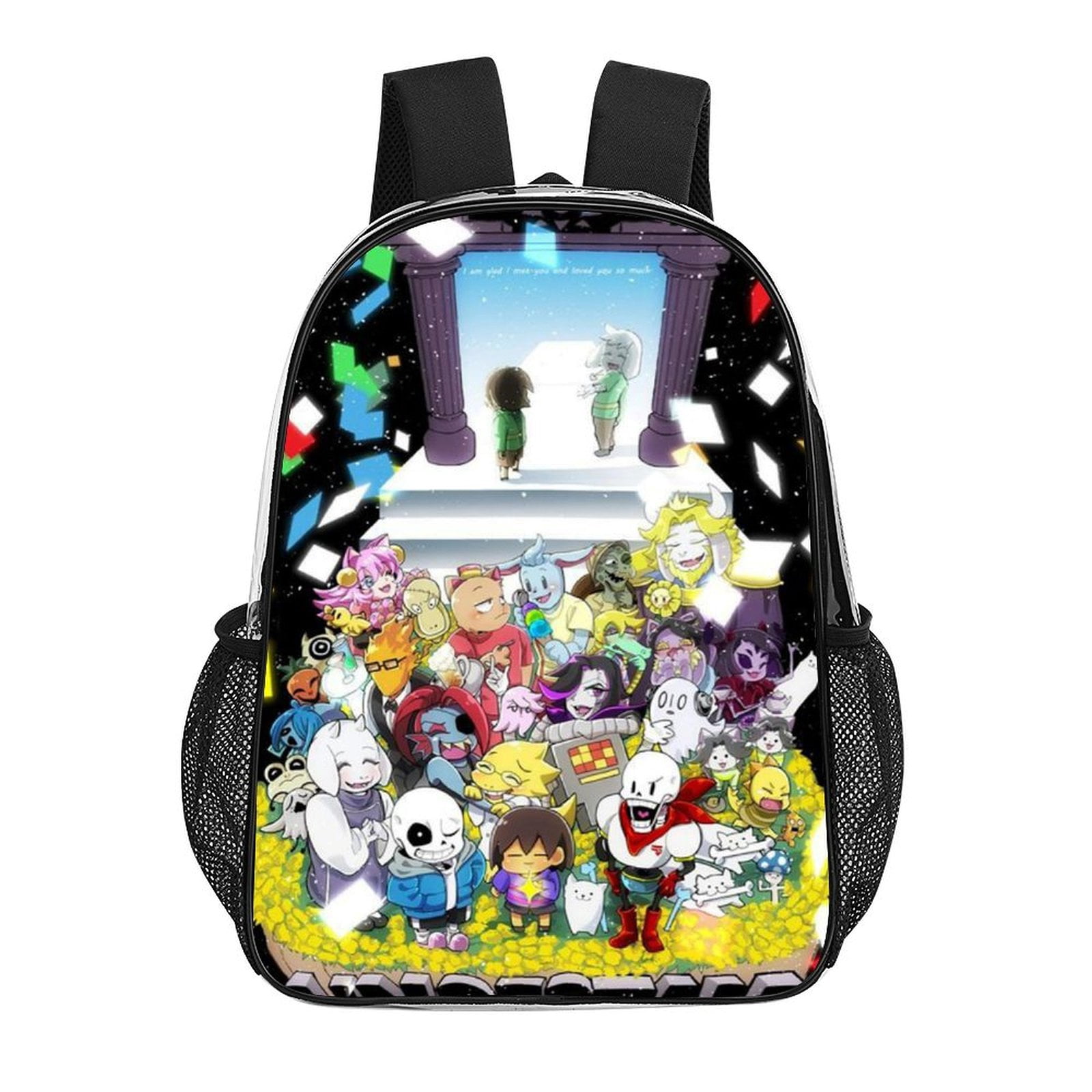 Undetale Backpack Undertale Clear Backpack Large Capacity Daypack Clear Through Backpack ...