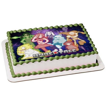 Undertale Edible 1/4 Sheet Image Frosting Cake Topper