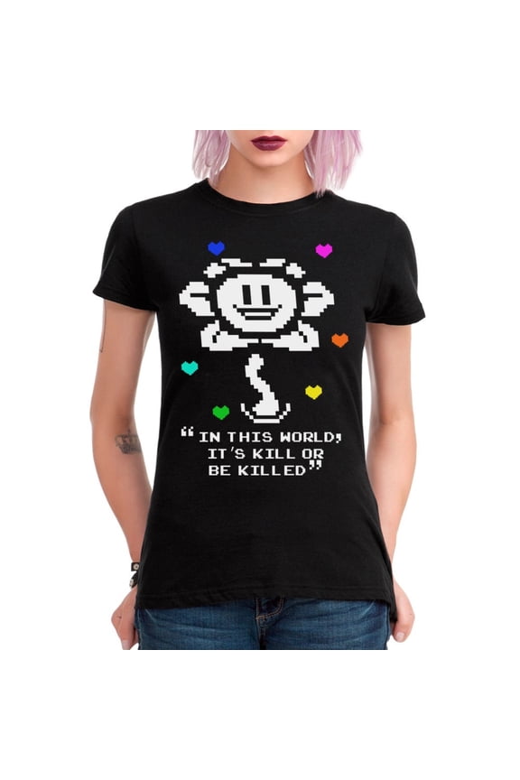 Undertale Flowey T-Shirt, Men's and Women's Sizes (drsh-275)