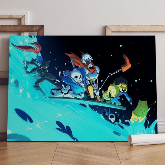 Undertale Frisk Game Art Decor, Unframed Poster