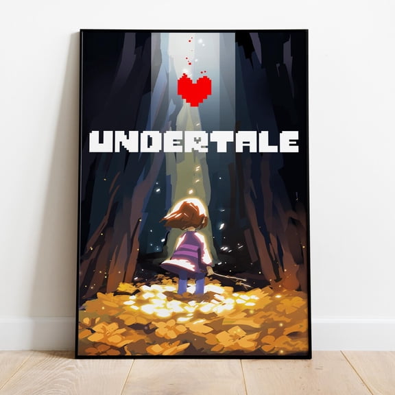 Undertale Game Frisk Wall Art Rolled Print 2, Unframed Poster