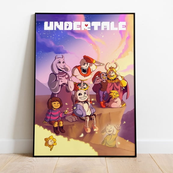 Undertale Game Frisk Wall Art Rolled Print 4, Unframed Poster