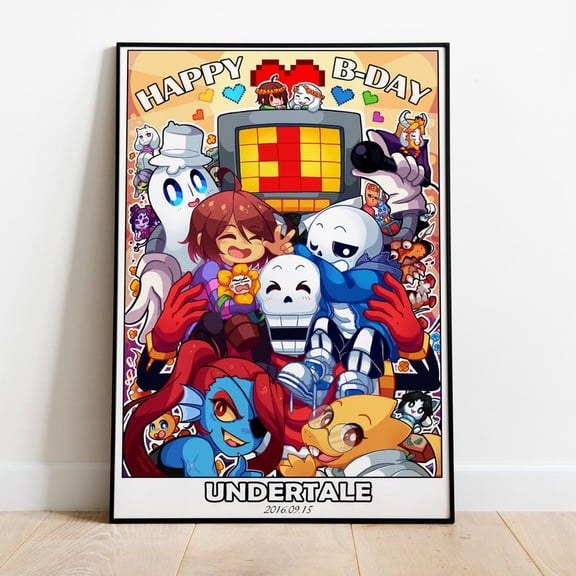 Undertale Game Poster - MULTIPLE SIZE, UNFRAMED