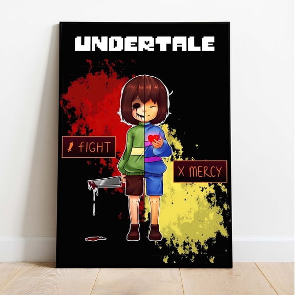 Undertale Game Poster - MULTIPLE SIZE, UNFRAMED