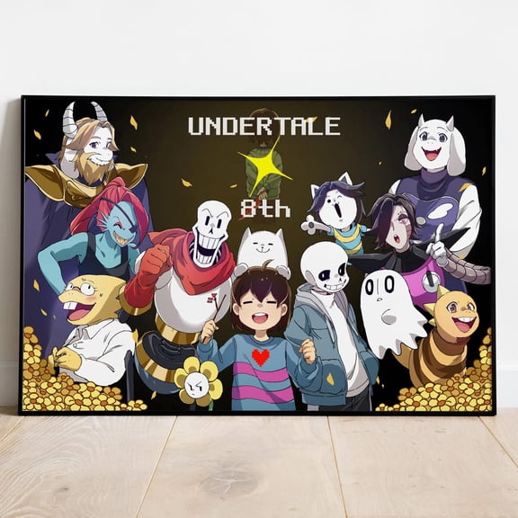 Undertale Game Poster - MULTIPLE SIZE, UNFRAMED