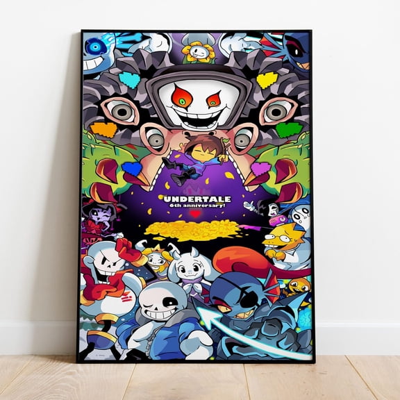 Undertale Game Poster - MULTIPLE SIZE, UNFRAMED