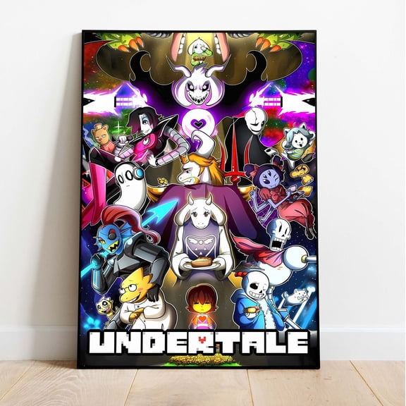 Undertale Game Poster - MULTIPLE SIZE, UNFRAMED