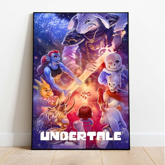 Undertale Game Poster - MULTIPLE SIZE, UNFRAMED