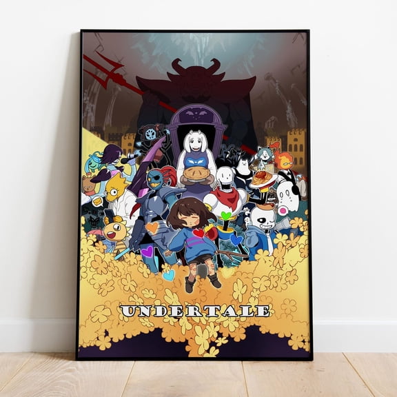 Undertale Game Poster - MULTIPLE SIZE, UNFRAMED