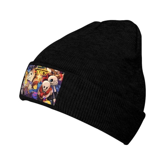 Undertale Knit Beanie Hat Winter Soft Watch Cap Elastic Skull Caps For Men Women