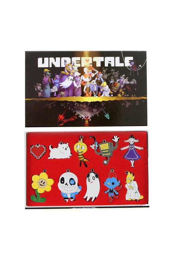 Undertale Monsters - Undertale 10 Pcs. Pendant & Keychain Set