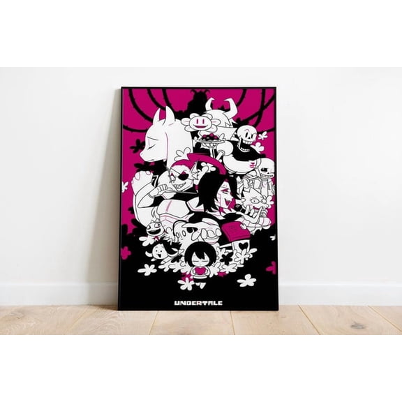 Undertale Poster Print | Gaming Poster | Room Decor | Wall Decor | Gaming Decor | Gaming Gifts | Video Game Poster | Video Game Print Size 24x36 Unframed Poster