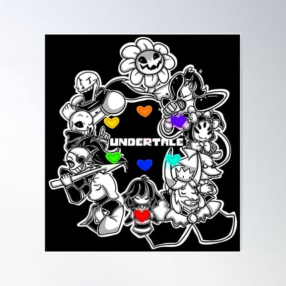 Undertale Poster Wall Art Gaming Decor, 24x36 UNFRAMED