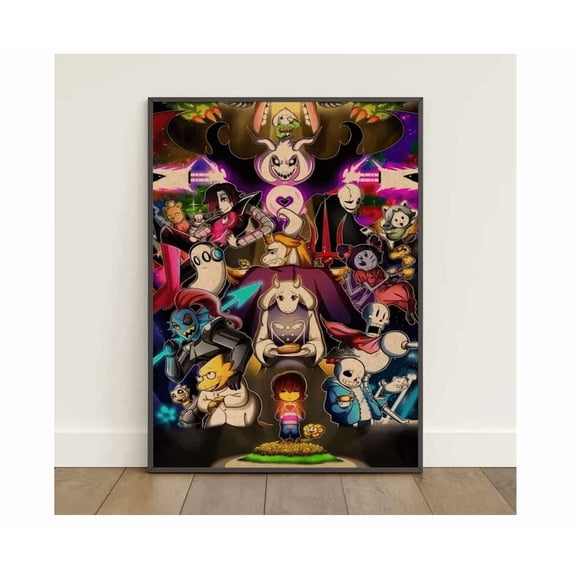 Undertale Retro Poster Home Decor Office Wall Art Living Room Decor Home Decor Office Wall Art