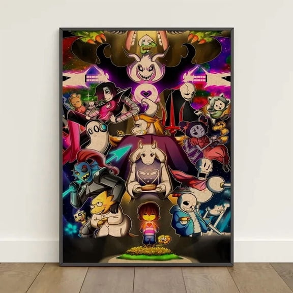 Undertale Retro Poster, Poster Home Decor, Poster Only