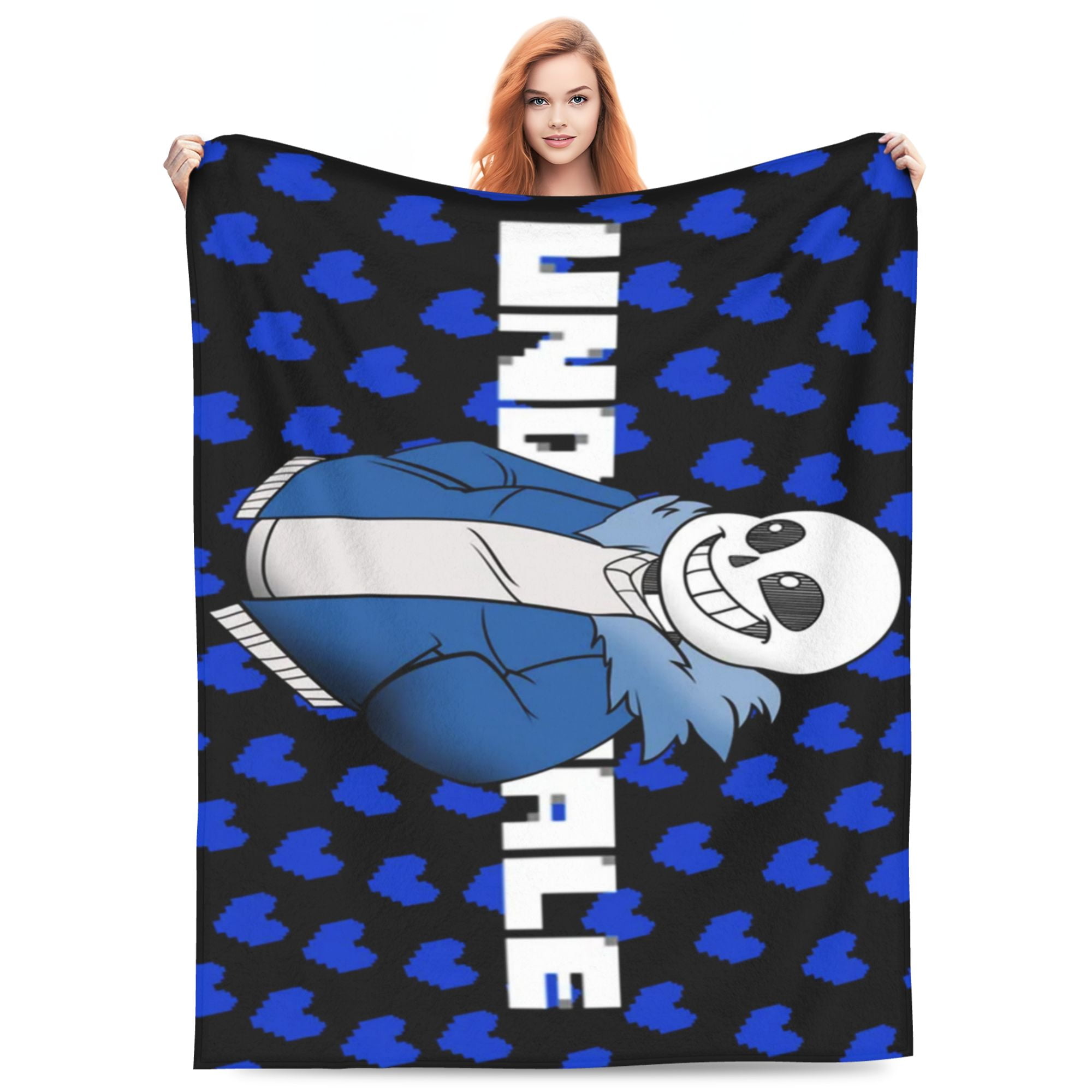 Undertale Sans 3D Printing Blanket, Lightweight Throw Blankets Flannel