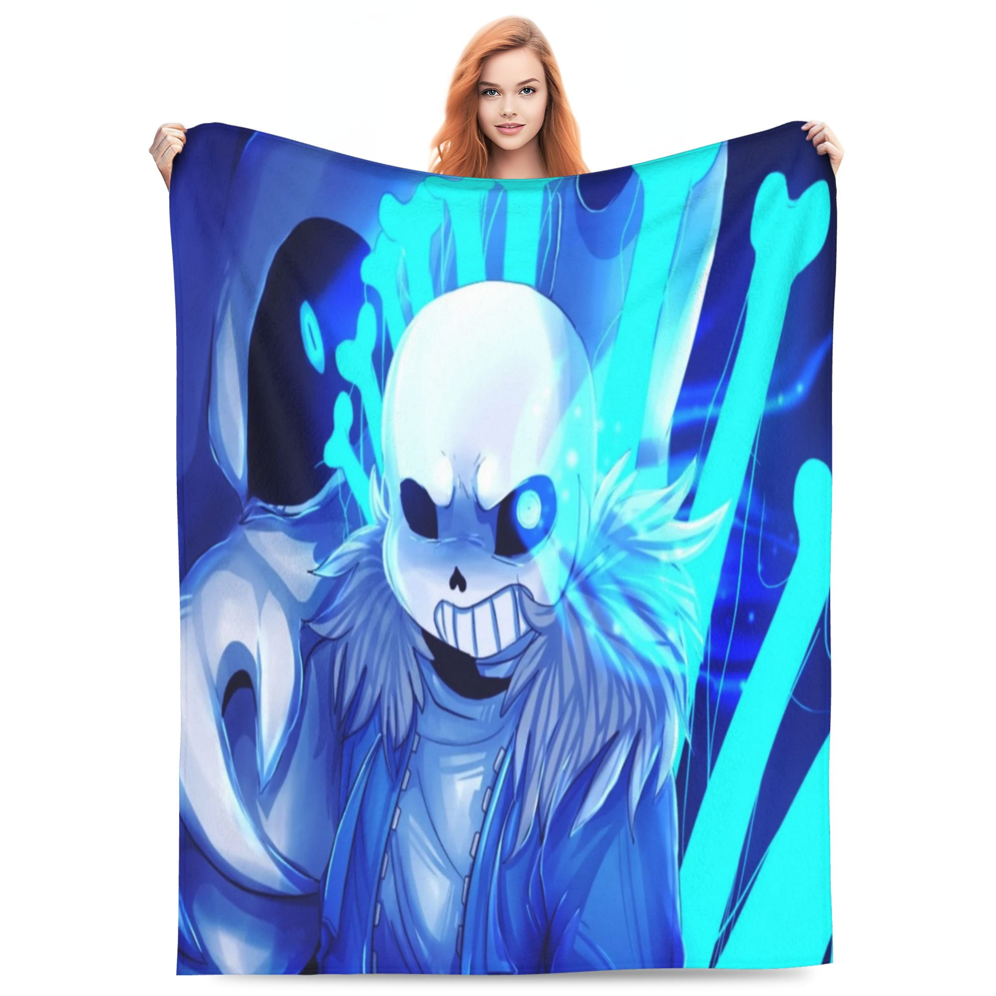 Undertale Sans 3D Printing Blanket, Lightweight Throw Blankets Flannel