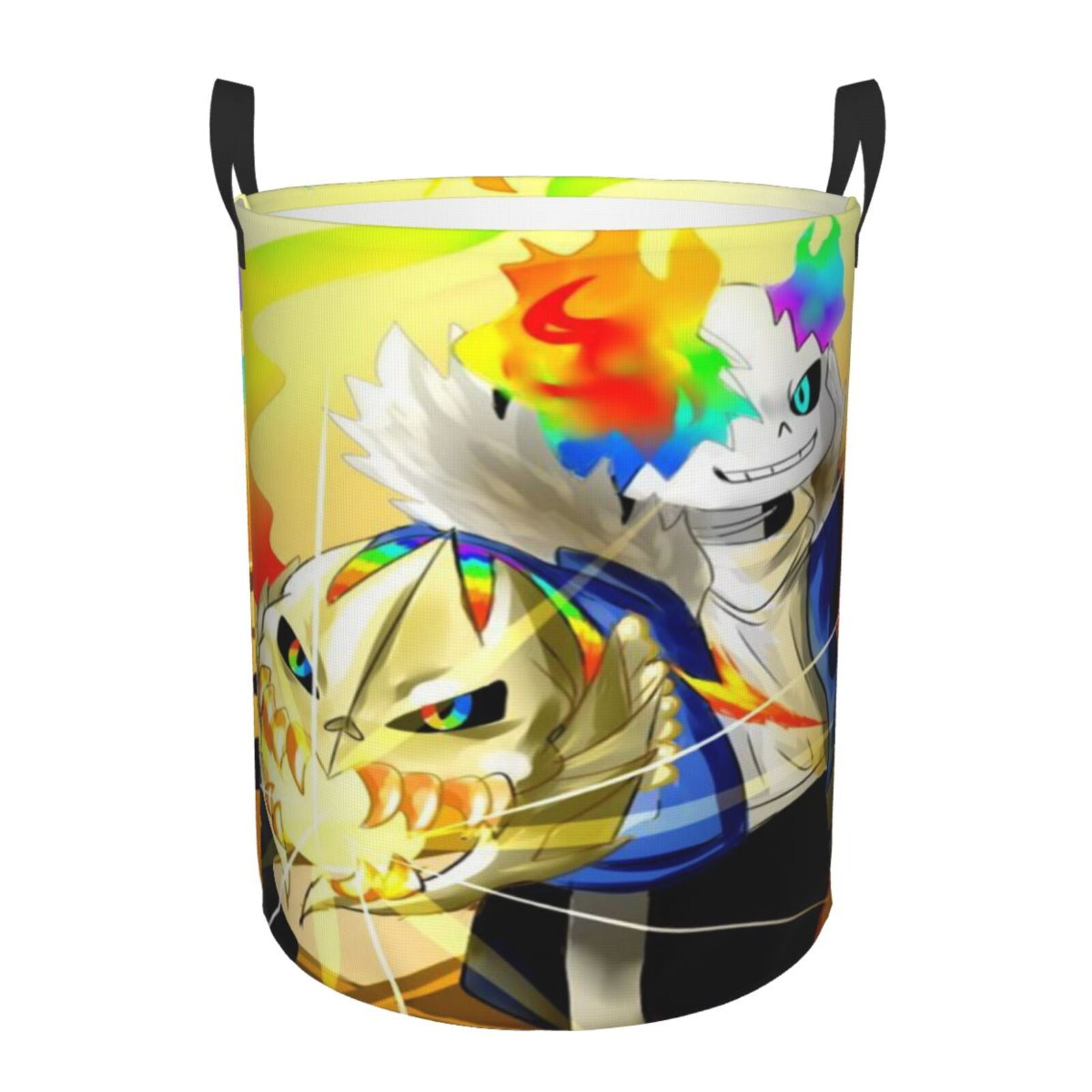 Undertale Sans 3d Graphic Flame Laundry Basket Fire Flame Clothes ...