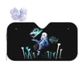 thumbnail image 1 of Undertale Sans Car Windshield Sun Shade Auto Front Window Sunshade Cover Block Uv Rays Sun Visor Protector Car Accessories For Car Truck Suv Small, 1 of 9