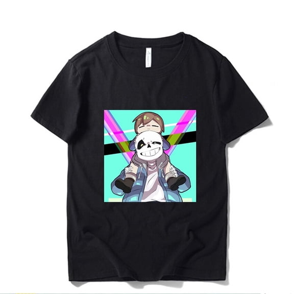 Undertale Sans Chara Printed Unisex T-Shirts 100% Cotton