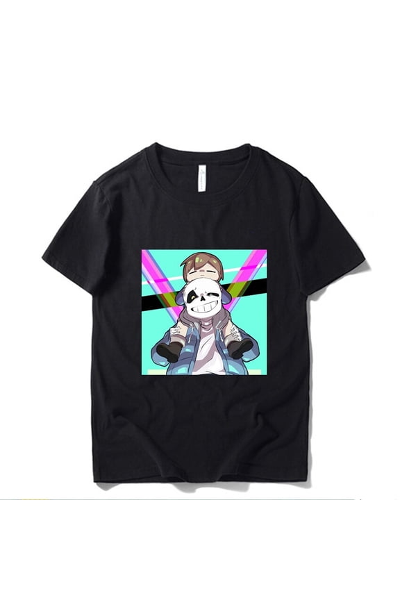 Undertale Sans Chara Printed Unisex T-Shirts 100% Cotton