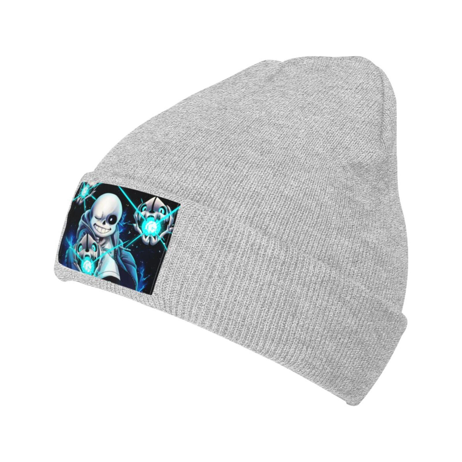 Undertale Sans Knit Beanie Hat Winter Soft Watch Cap Elastic Skull Caps ...
