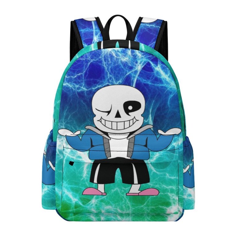 Undertale Sans Leisure Backpack 3D Printing Cute School Backpacks