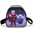 thumbnail image 1 of Undertale Sans Lunch Bag Cooler Bag Portable Meal Holder Shoulder Bag Zipper Insulated Lunch Box Tote Bag, 1 of 8