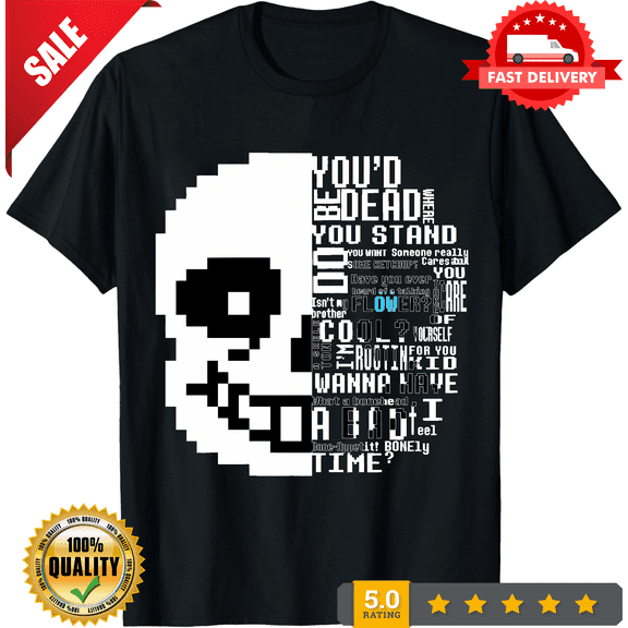 Undertale Sans S to 5XL Made in the USA T-Shirt, LIMITED EDITION-TH73466
