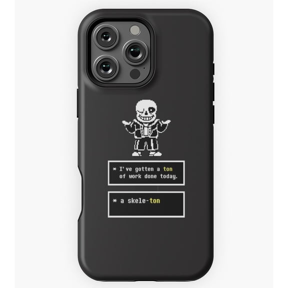 Undertale Sans Skeleton Undertale GA5620 Phone Case for iPhone 11 to 17 Pro Max