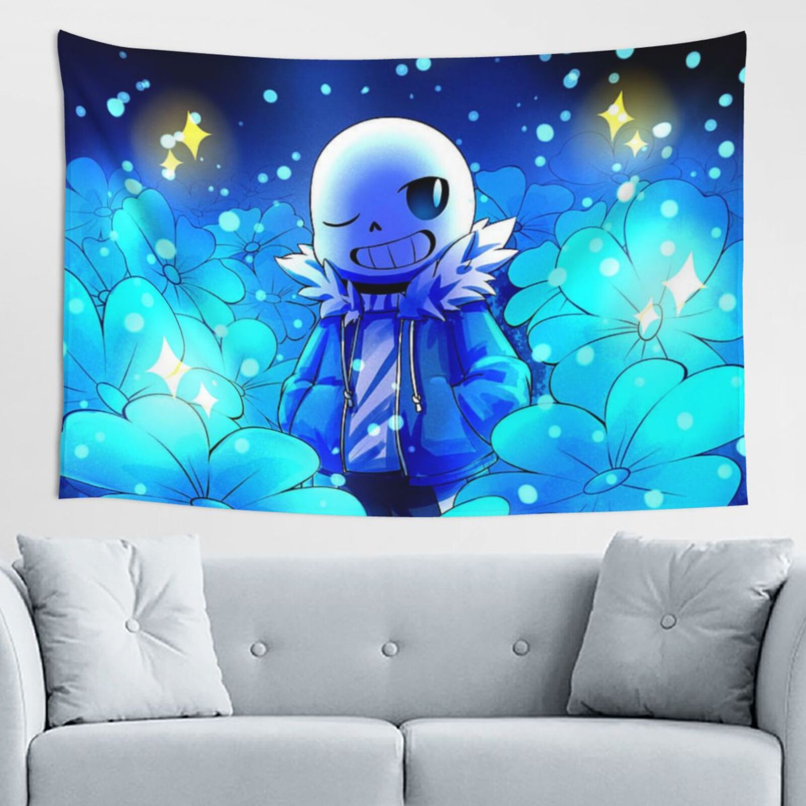 Undertale Tapestry Wall Hanging Wall Art Decor Wall Tapestry For Living ...