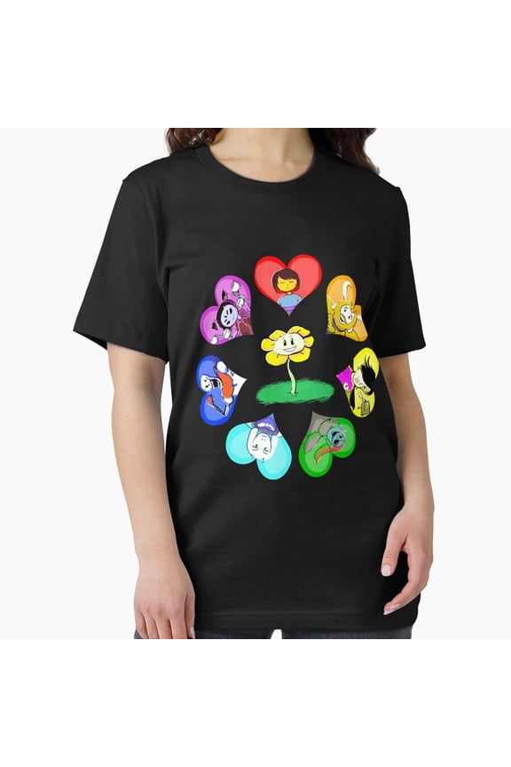 Undertale themed festive subtle Christmas winter holiday design tee Unisex T-Shirt, up to size 5XL