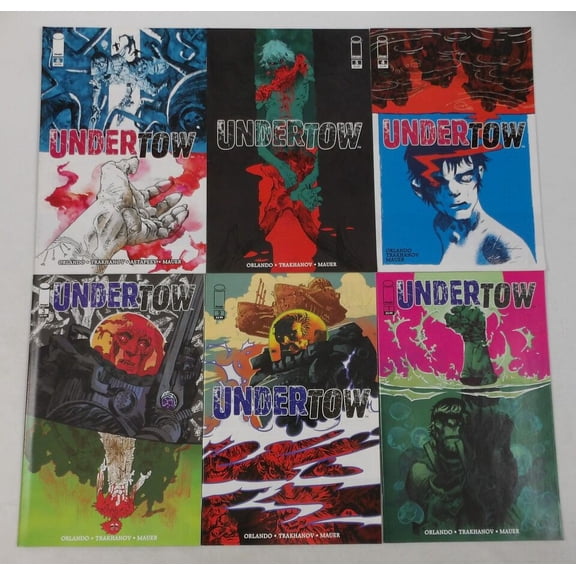 Undertow #1-6 VF/NM complete series escape from Atlantis ; Image