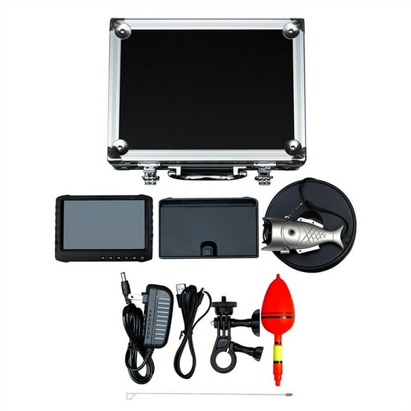 Underwater 30m Depth Fish Finder 9" LCD Infrared LED Ice Video Fishing Camera DVR Recorder Sunvisor Fishcam Father Gift ,Cool Gifts for Fishing