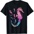 thumbnail image 1 of Underwater Aquarium Ocean Animal Sea Fish Colorful Seahorse T-Shirt, 1 of 4