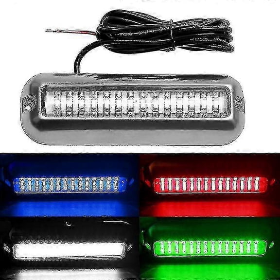 Underwater Boat Transom Light 42 Led Stainless Steel Under Water Ponto