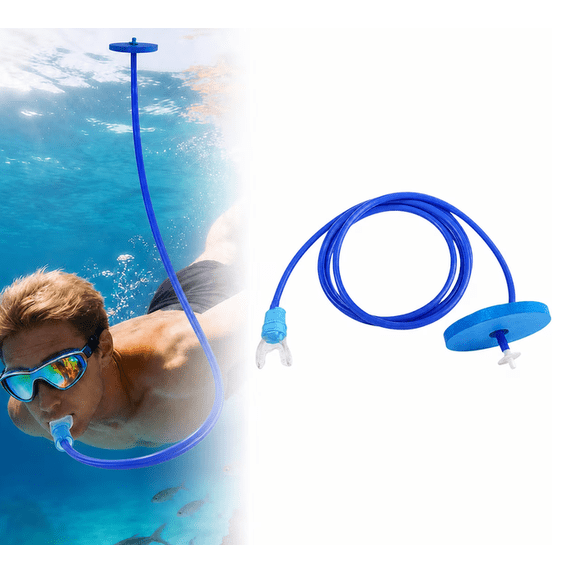 Underwater Breathing Device, Underwater Breathing Tube with Float Head, Diving Snorkel Breathing Tube for Diving Swimming Camping Stream