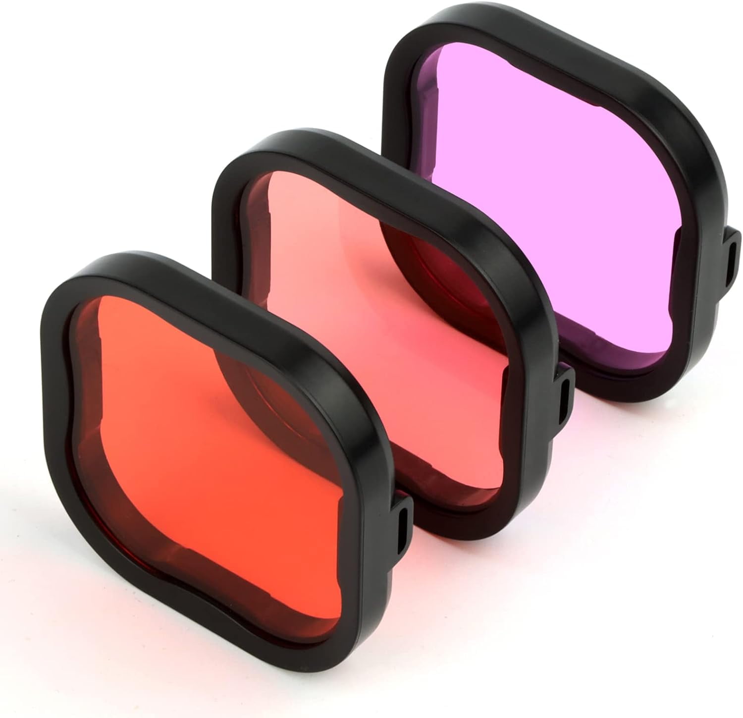 FitStill Kit De Filtres Tri-color Dive (hero) Pour Go Pro Hero 13 / 12 / 11 / 10 / 9 - Noir