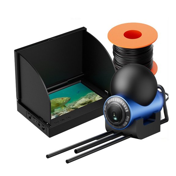 Underwater Camera Lcd Endoscope Camera Waterproof Fishing Camera Infrared Light for Lake Ice ,Clear Depth Display