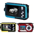 thumbnail image 1 of Underwater Camera, Waterproof Camera Full HD 2.7K 48MP Waterproof Camera Digital, 1 of 12