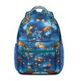 thumbnail image 1 of Underwater Coral Reef Themed School Backpack - Durable Waterproof Bookbag for Teens with Ergonomic Spinal Support Design, 1 of 5