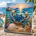 thumbnail image 1 of Underwater Crabs Diamond Art Kit, with Frame Crystal Rhinestone Canvas for Home Wall Decor Relaxing DIY Craft Gift, Gifts for Family and Friends(Crabs), 1 of 8
