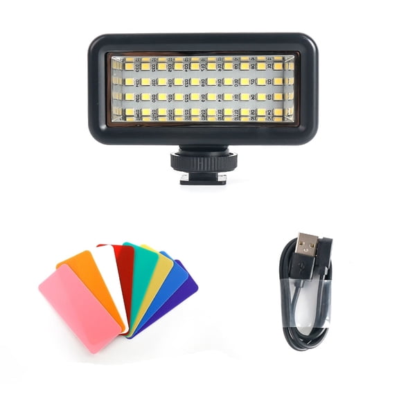Underwater Dive Light for Camera Action Cameras, Sealed Easy Charging High Brightness