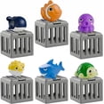 thumbnail image 1 of Underwater Dive Rescue Set, Pool Diving Activity with Fish Box & Floating Animals, Colorful Swimming Training, Summer Water Adventure Kit, 1 of 7