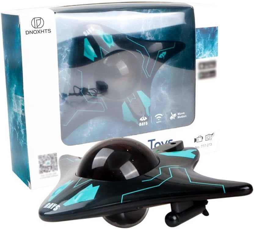 Underwater Drone with Camera,Boat Mini Equipped 6ch Remote App Wireless Control Waterproof Rc Submarine Cameras WiFi for Exploration Pool & Lakes Adults,Real-Time Image Transmission(2pcs)