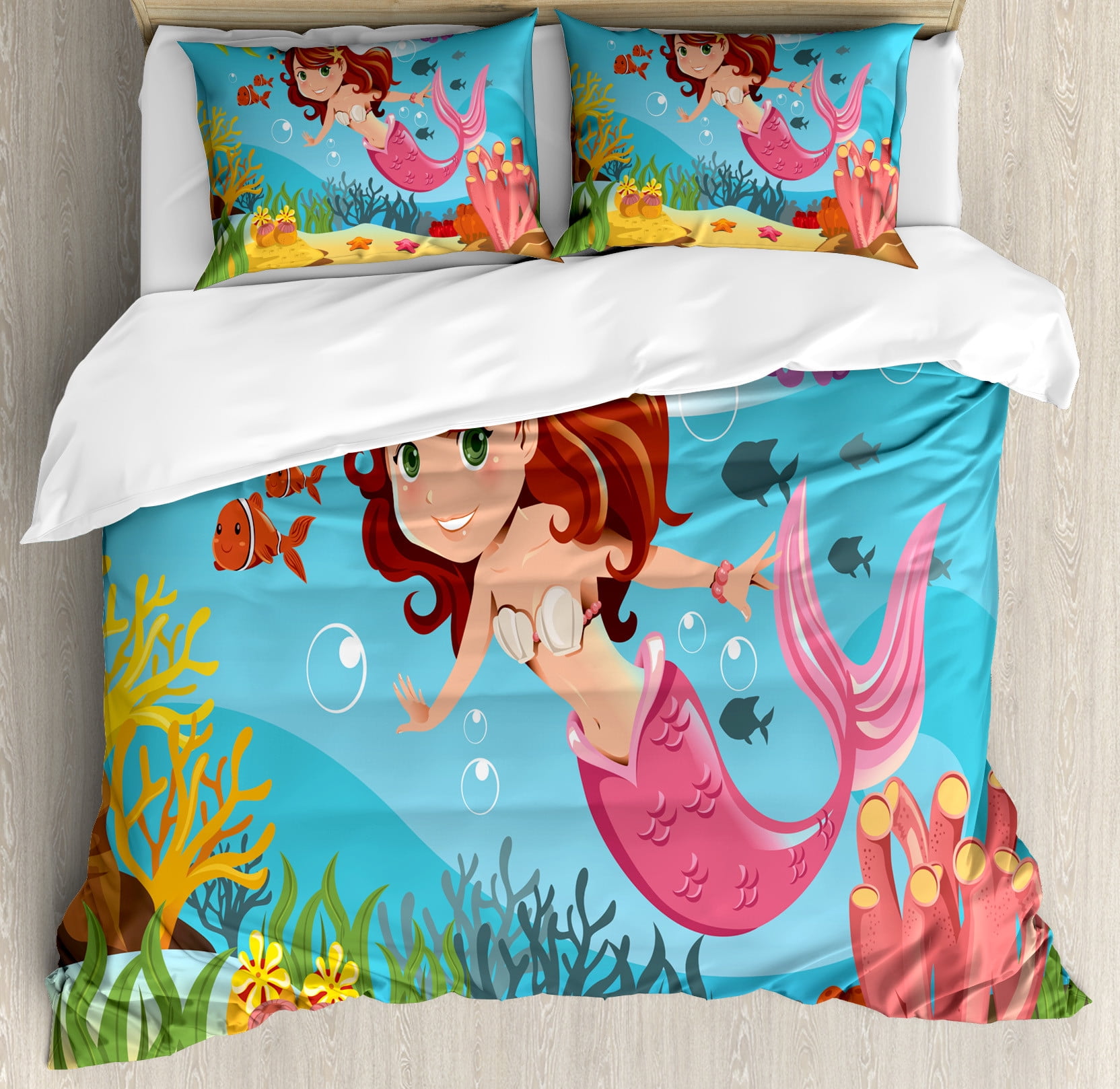 Mermaid pillow shams sale