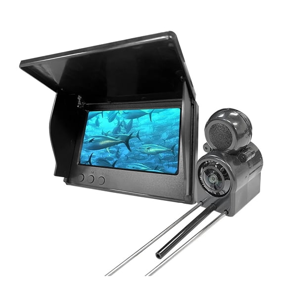 Underwater Fishing Camera Cable Portable Underwater Fish Finder Fishing Camera for Lake Ice Fishing ,Clear Depth Display