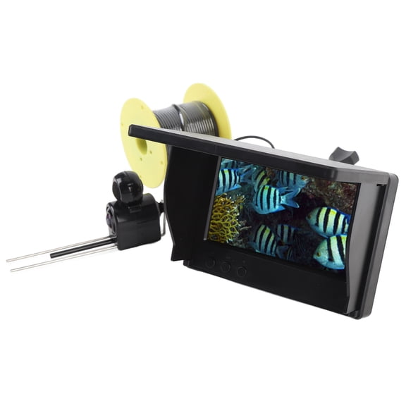 Underwater Fishing Camera HD 1080P 195 Wide Angle, 4.3 Inch IPS Screen