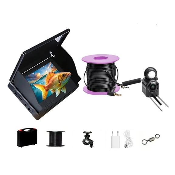 Underwater Fishing Camera with 4.3" IPS Monitor, Night Vision and Waterproof Design